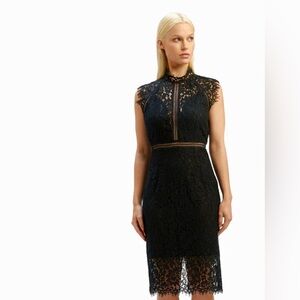Bardot Lace Panel Dress. Black size Medium
Worn one time